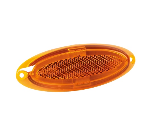 ΦΩΣ ΟΓΚΟΥ 4LED ΠΟΡΤΟΚΑΛΙ ΧΡΩΜΑΤΟΣ SMD 12/24V 124 mm -1ΤΕΜ.
