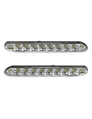 Amio - Φώτα Ημέρας DRL Τάση Λειτουργίας 12/24V Απόδοση 7W 20 LED 0.35W Ανά LED Διαστάσεις 190x20x40mm για Αυτοκίνητο – 2 τεμ. (01266/AM)