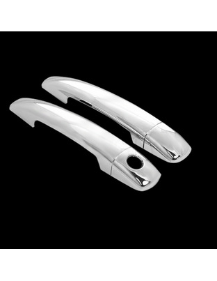 ΧΕΡΟΥΛΙΑ ΠΟΡΤΑΣ ΓΙΑ PEUGEOT 407 3D 2004-2010  ΧΡΩΜΙΟ ΜΕΤΑΛΛΙΚΑ 2ΤΕΜ.