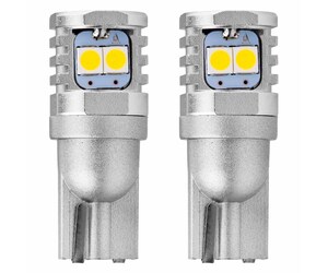 Amio - T10 W5W/W10W 12/24V W2,1x9,5d 6SMDx3030 ΛΕΥΚΟ (ΚΑΡΦΩΤΟ - CAN-BUS) 2ΤΕΜ. (02801/AM)