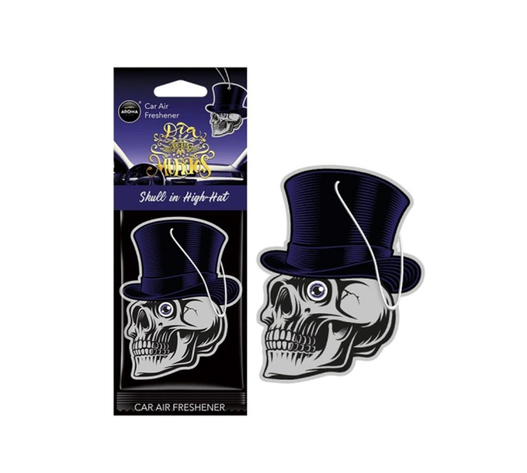 Amio - ΑΡΩΜΑΤΙΚΟ ΚΡΕΜΑΣΤΟ AROMA CAR MUERTOS SKULL IN HAT BLACK OUD - 1 TEM. (A10380/AM)