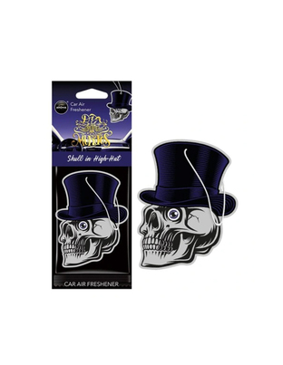 Amio - ΑΡΩΜΑΤΙΚΟ ΚΡΕΜΑΣΤΟ AROMA CAR MUERTOS SKULL IN HAT BLACK OUD - 1 TEM. (A10380/AM)