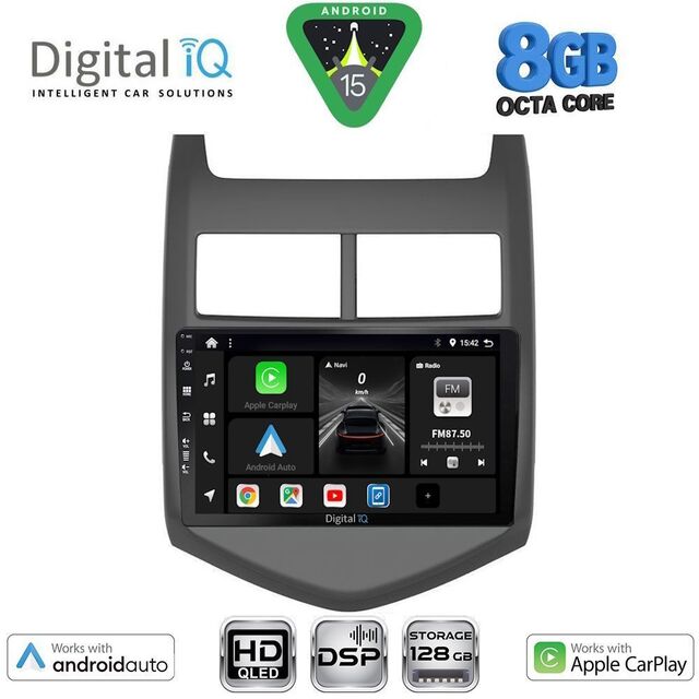DIGITAL IQ BXF 7074_CPAA (9inc) MULTIMEDIA TABLET for CHEVROLET AVEO mod. 2011-2014
