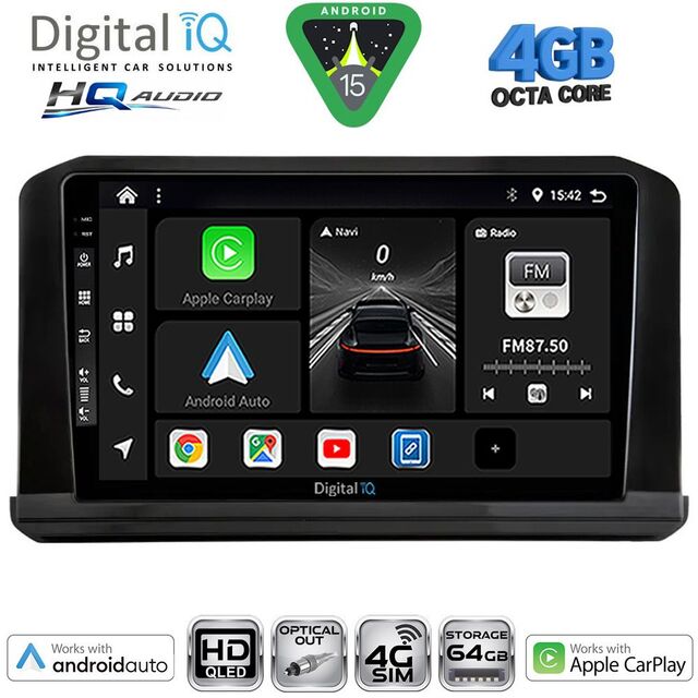DIGITAL IQ BXK 19456B_CPAA (10inc) MULTIMEDIA TABLET for NISSAN NAVARA mod. 2025+