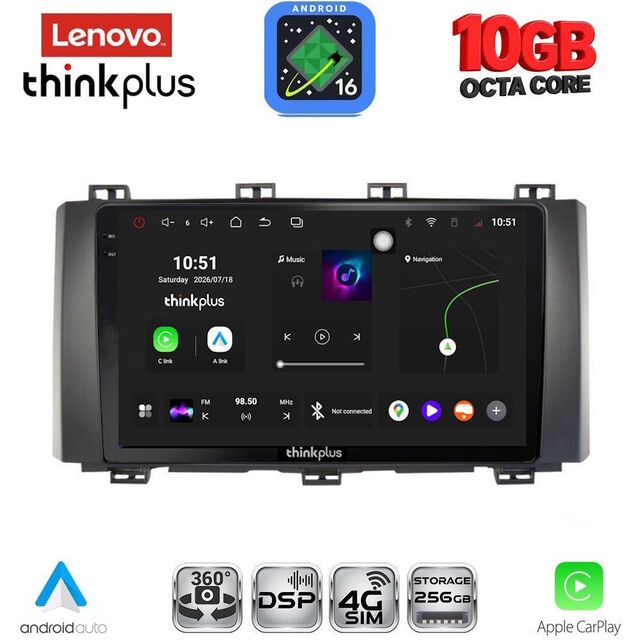 LENOVO LTM 11568_CPA (9inc) MULTIMEDIA TABLET for SEAT ATECA mod. 2017-2026