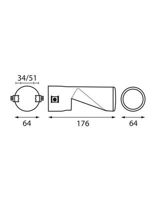 ΑΚΡΟ ΕΞΑΤΜΙΣΗΣ TS-69 36-63mm ΚΟΜΜΕΝΟ