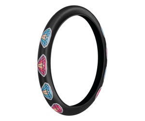 ΚΑΛΥΜΜΑ ΤΙΜΟΝΙΟΥ SKIN-COVER DIAMONT (ΔΙΑΜΑΝΤΙΑ) 35/37cm (S) ΜΑΥΡΟ ΕΛΑΣΤΙΚΟ ΠΟΛΥΕΣΤΕΡΙΚΟ 2mm ΠΑΧΟΣ