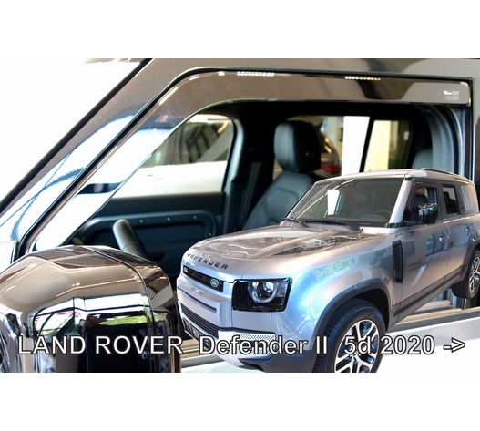 ΑΝΕΜΟΘΡΑΥΣΤΕΣ ΓΙΑ LAND ROVER DEFENDER 5D 2020+ ΖΕΥΓΑΡΙ ΑΠΟ ΕΥΚΑΜΠΤΟ ΦΙΜΕ ΠΛΑΣΤΙΚΟ HEKO - 2 ΤΕΜ.