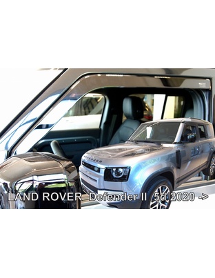 ΑΝΕΜΟΘΡΑΥΣΤΕΣ ΓΙΑ LAND ROVER DEFENDER 5D 2020+ ΖΕΥΓΑΡΙ ΑΠΟ ΕΥΚΑΜΠΤΟ ΦΙΜΕ ΠΛΑΣΤΙΚΟ HEKO - 2 ΤΕΜ.