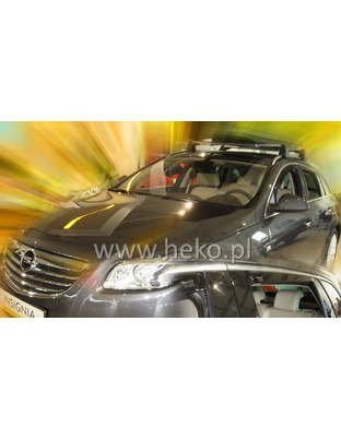 ΑΝΕΜΟΘΡΑΥΣΤΕΣ ΓΙΑ OPEL INSIGNIA 5D COMBI 2009-2017 ΣΕΤ ΑΥΤΟΚΙΝΗΤΟΥ ΑΠΟ ΕΥΚΑΜΠΤΟ ΦΙΜΕ ΠΛΑΣΤΙΚΟ HEKO - 4 ΤΕΜ.