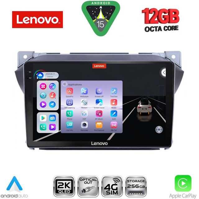 LENOVO SSZ 12670_CPA (9inc) MULTIMEDIA TABLET for SUZUKI ALTO - NISSAN PIXO mod. 2009-2014