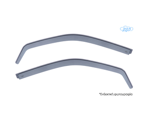 ΖΕΥΓΑΡΙ ΜΠΡΟΣΤΙΝΟΙ ΑΝΕΜΟΘΡΑΥΣΤΕΣ ΓΙΑ HONDA CIVIC TYPE R 3D 2001-2005 ΑΠΟ ΕΥΚΑΜΠΤΟ ΧΥΤΟ ΑΚΡΥΛΙΚΟ ΓΥΑΛΙ (CAST ACRYLIC GLASS) DGA - 2 ΤΕΜ.