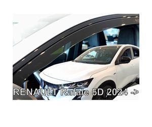 ΑΝΕΜΟΘΡΑΥΣΤΕΣ ΓΙΑ RENAULT RAFALE 5D 2024+ ΣΕΤ ΑΥΤΟΚΙΝΗΤΟΥ ΑΠΟ ΕΥΚΑΜΠΤΟ ΦΙΜΕ ΠΛΑΣΤΙΚΟ HEKO - 4 ΤΕΜ.