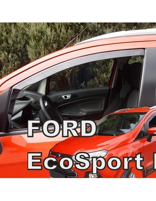 ΑΝΕΜΟΘΡΑΥΣΤΕΣ ΓΙΑ FORD ECOSPORT 2 5D 2013+ ΖΕΥΓΑΡΙ ΑΠΟ ΕΥΚΑΜΠΤΟ ΦΙΜΕ ΠΛΑΣΤΙΚΟ HEKO - 2 ΤΕΜ.
