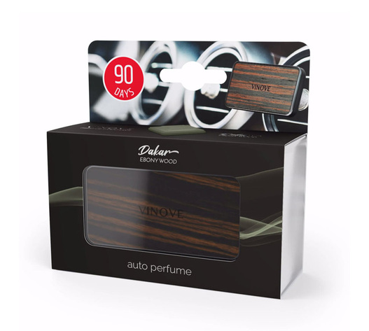 Amio - Αρωματικό αεραγωγού τύπου Vinove Prestige Dakar Ebony Wood 1 τεμ. (V11367/V10-20/AM)
