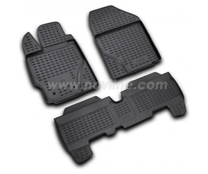 ΠΑΤΑΚΙΑ ΣΕ ΣΚΑΦΗ TPE ΛΑΣΤΙΧΟ ΓΙΑ TOYOTA YARIS 01/2006-09/2011  ΣΕ ΜΑΥΡΟ ΧΡΩΜΑ NOVLINE - 4 ΤΕΜ.