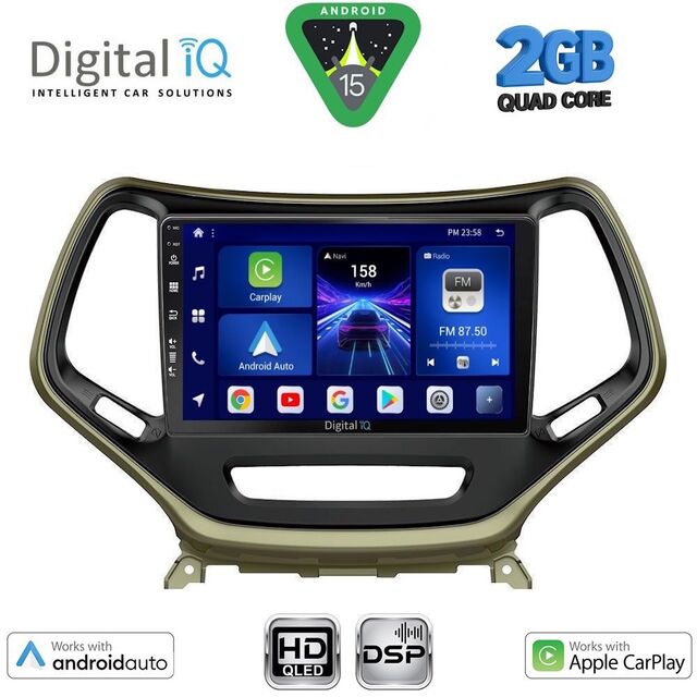 DIGITAL IQ BXC 3273_CPAA (10inc) MULTIMEDIA TABLET for JEEP CHEROKEE  mod. 2014-2024