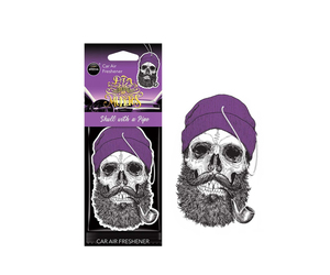 Amio - ΑΡΩΜΑΤΙΚΟ ΚΡΕΜΑΣΤΟ AROMA CAR MUERTOS SKULL WITH A PIPE CORAL STUFF - 1 TEM. (A10381/AM)