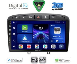 DIGITAL IQ BXC 3513BL_CPAA (9inc) MULTIMEDIA TABLET for PEUGEOT 308 mod.2007-2012 - RCZ mod.2009-2015 (BLACK)