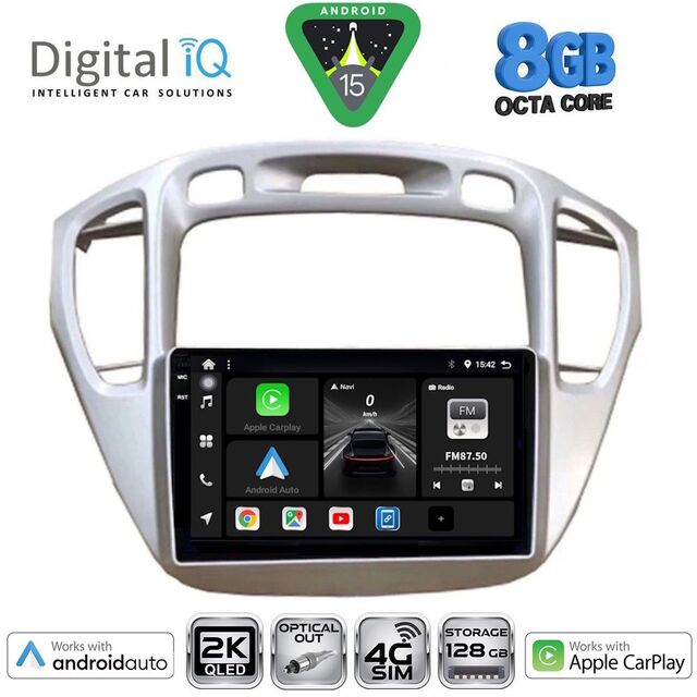 DIGITAL IQ BXK 20718_CPAA (9inc) MULTIMEDIA TABLET for TOYOTA HIGHLANDER mod. 2002-2009