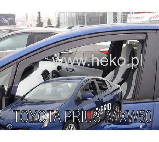 Heko - Ανεμοθραύστες Παραθύρων Για Toyota Prius (XW50) 2016 > 2022 5πορτο υλικό Acrylic Χρώμα Φιμέ - 2 τεμ. (ΑΝΕΜ.29646)
