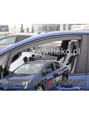 Heko - Ανεμοθραύστες Παραθύρων Για Toyota Prius (XW50) 2016 > 2022 5πορτο υλικό Acrylic Χρώμα Φιμέ - 2 τεμ. (ΑΝΕΜ.29646)