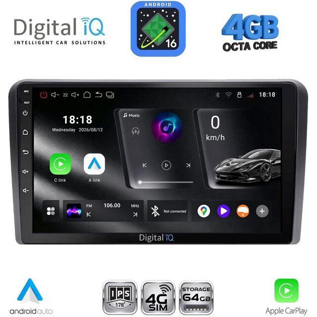 DIGITAL IQ RTG 6178L_CPA (10inc) MULTIMEDIA TABLET for FORD TRANSIT CUSTOM | TOURNEO CUSTOM mod. 2019-2025 Low Version