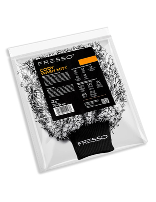 Fresso - Γάντι Πλυσίματος Cody Wash Mitt με Μικροΐνες σε Διαστάσεις 19x28 cm για Ασφαλές Πλύσιμο Αυτοκινήτου με Μεγάλη Επιφάνεια Καθαρισμού - 1 Τεμ. (159938/FRE)