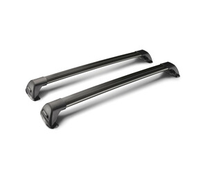 ΜΠΑΡΕΣ ΟΡΟΦΗΣ ΑΛΟΥΜΙΝΙΟΥ ΜΑΥΡΗ FLUSH ΒΑR STANDARD  125 cm YAKIMA ΜΕ ΚΛΕΙΔΙ - 2 ΤΕΜ.
