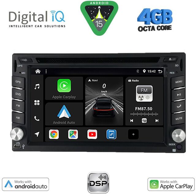 DIGITAL IQ BXF 611_CPAA (6.5'' DVD) MULTIMEDIA SYSTEM for NISSAN ALL mod. 2005-2020