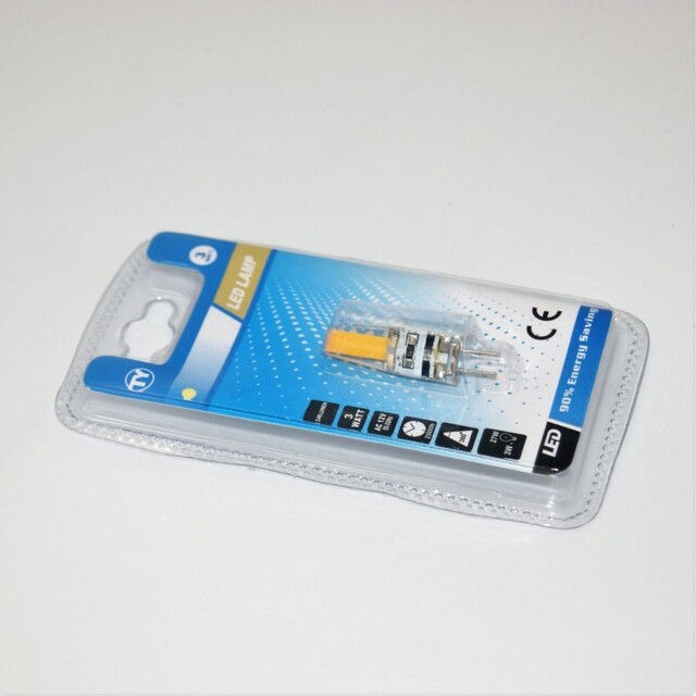 LED ΛΑΜΠΑ 12V G4/3W/240Lm/3000K 0209