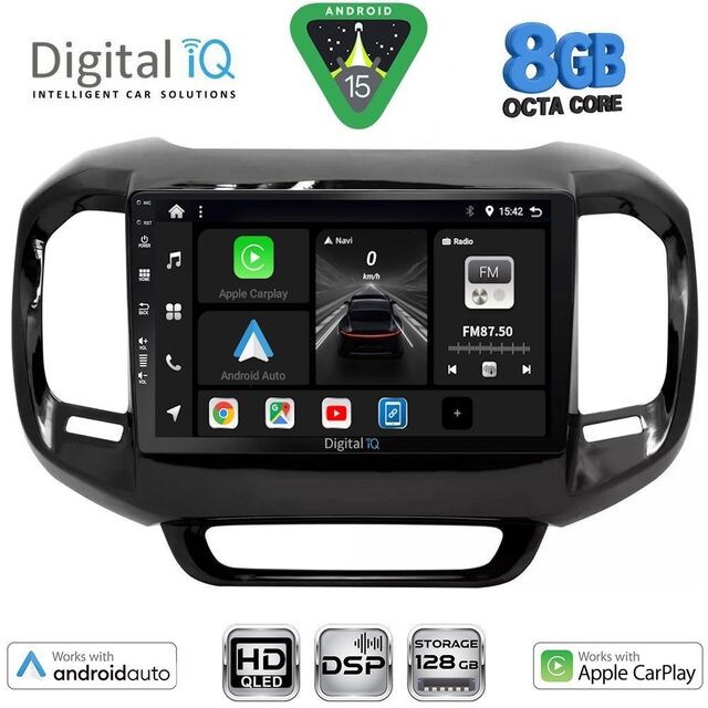 DIGITAL IQ BXF 18127_CPAA (9inc) MULTIMEDIA TABLET for FIAT TORO mod. 2017-2026