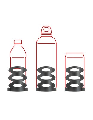 ΠΟΤΗΡΟΘΗΚΗ ΜΟΤΟΣΙΚΛΕΤΑΣ-ΠΟΔΗΛΑΤΟΥ DRINK-HOLDER 55>70mm 360 ΜΟΙΡΩΝ ΓΙΑ ΔΙΑΜΕΤΡΟ ΤΙΜΟΝΙΟΥ 20>24mm
