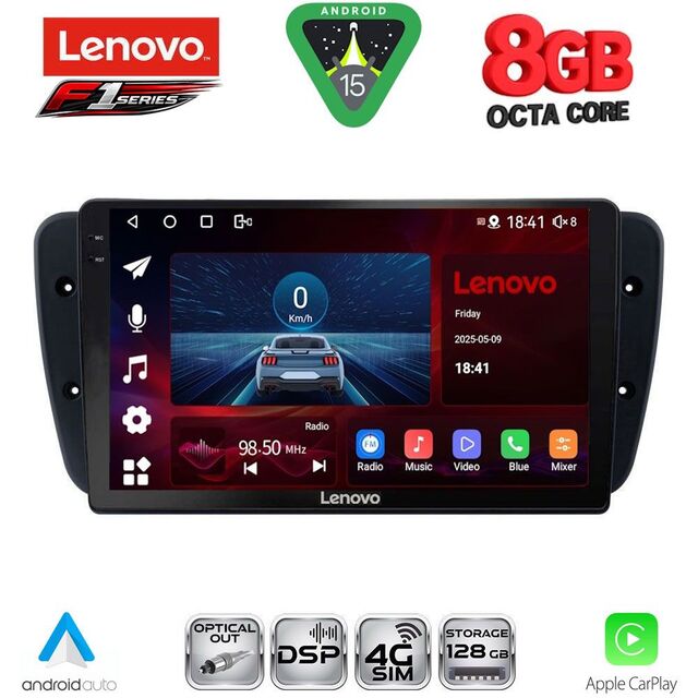 LENOVO SSR 10571_CPA (9inc) MULTIMEDIA TABLET for SEAT IBIZA mod. 2008-2015