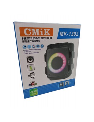 ΦΟΡΗΤΟ ΗΧΕΙΟ ΜΕ LED ΦΩΤΙΣΜΟ MK-1302