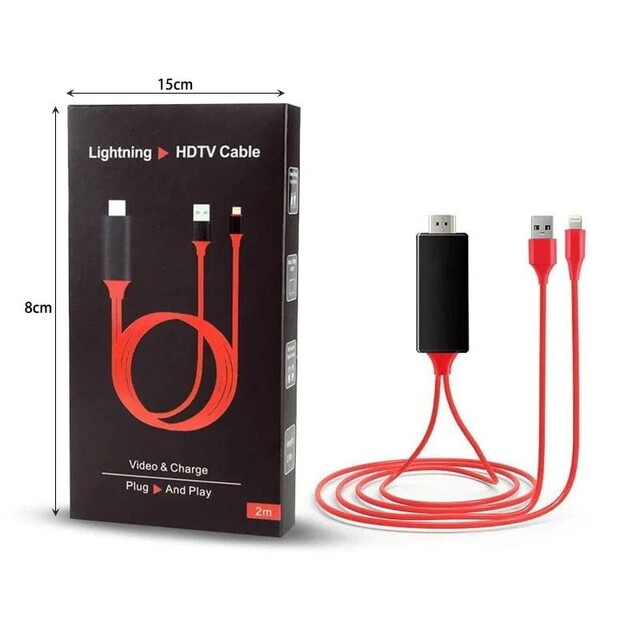 ΚΑΛΩΔΙΟ UNIVERSAL HDMI CABLE – LIGHTNING HDTV 14694-16