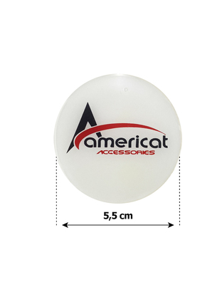 AMERICAT ΜΟΝΟΓΡΑΜΜΑ ΑΥΤΟΚΟΛΛΗΤΑ ΖΑΝΤΩΝ 5,5 cm ΛΕΥΚΟ/ΚΟΚΚΙΝΟ/ΜΑΥΡΟ ΣΜΑΛΤΟΥ - 4 ΤΕΜ.