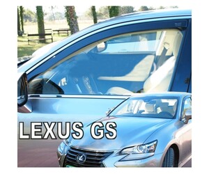 ΑΝΕΜΟΘΡΑΥΣΤΕΣ ΓΙΑ LEXUS GS IV 250 4D 2016+ ΖΕΥΓΑΡΙ ΑΥΤΟΚΙΝΗΤΟΥ ΑΠΟ ΕΥΚΑΜΠΤΟ ΦΙΜΕ ΠΛΑΣΤΙΚΟ HEKO - 2 ΤΕΜ.