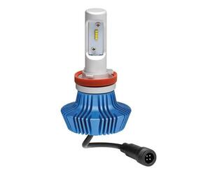 H11 10-30V 6.500K 4.000lm 25W PGJ19-2 HALO LED 8LED ZES CHIPS 1ΤΕΜ.