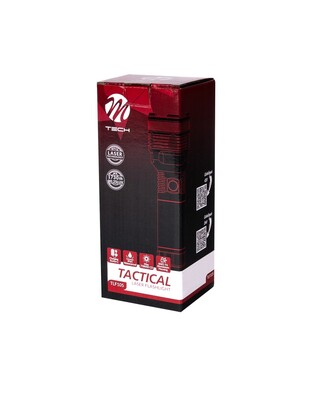 ΦΑΚΟΣ ΧΕΙΡΟΣ 1x15W 413lm IP65 183mm Φ62mm 6000mAh Li-ion TACTICAL LASER FLASHLIGH M-TECH - 1 Τεμ.
