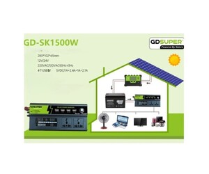 ΜΕΤΑΤΡΟΠΕΑΣ ΡΕΥΜΑΤΟΣ 1500W PLUG-IN GD-SK1500W