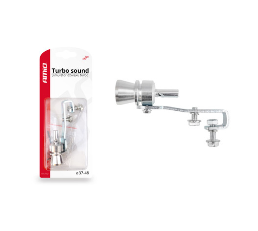 Amio - ΣΦΥΡΙΧΤΡΑ ΕΞΑΤΜΙΣΗΣ ΓΙΑ ΗΧΟ TURBO 37>48mm - 1 ΤΕΜ. (02228/AM)