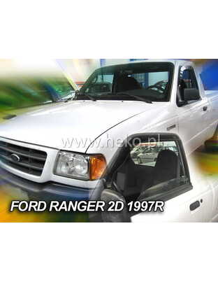 ΑΝΕΜΟΘΡΑΥΣΤΕΣ ΓΙΑ FORD RANGER PICK UP I 2D 1987-1997 / MAZDA B2500 PICKUP 1994-1997  ΖΕΥΓΑΡΙ ΑΠΟ ΕΥΚΑΜΠΤΟ ΦΙΜΕ ΠΛΑΣΤΙΚΟ HEKO - 2 ΤΕΜ.