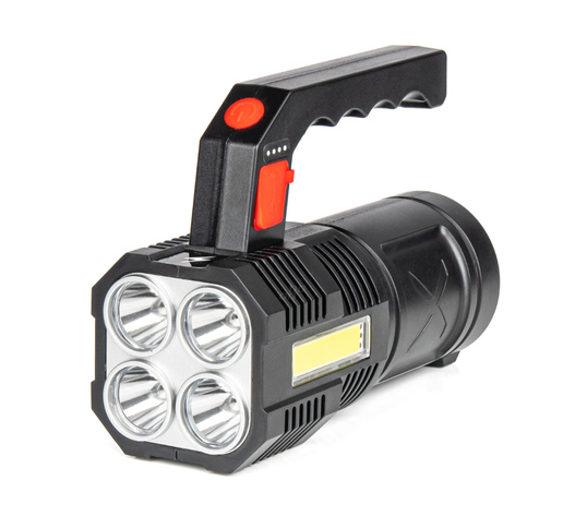 Amio - ΦΑΚΟΣ ΧΕΙΡΟΣ 4LED+1COB 1.200mAh 300lm microUSB ΕΠΑΝΑΦΟΡΤΙΖΟΜΕΝΟΣ - 1 TEM. (03273/AM)