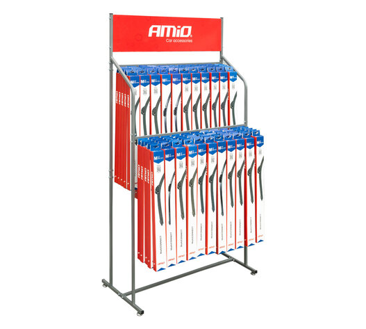 Amio – Σταντ Υαλοκαθαριστήρων 22 Θέσεων 70x135x35cm για Οργάνωση & Επαγγελματική Προβολή – 1 Τεμ. (01172/AM)