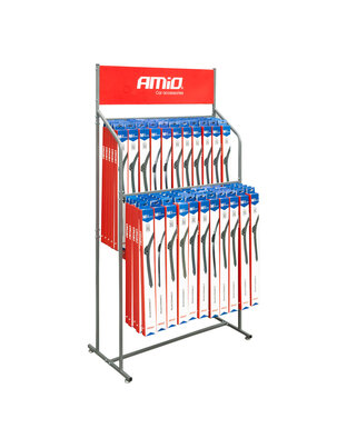 Amio – Σταντ Υαλοκαθαριστήρων 22 Θέσεων 70x135x35cm για Οργάνωση & Επαγγελματική Προβολή – 1 Τεμ. (01172/AM)
