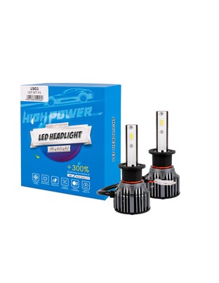 H1 12>24V 6.500K 5.000lm 50W CSP1860 LED LSG SERIES +300% KIT M-TECH - 2 ΤΕΜ.