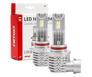Amio - ΛΑΜΠΕΣ LED HΒ4 9006 10-16V 40W 6.500K 4400lm (ΨΥΚΤΡΑ) X1 SERIES - 2ΤΕΜ. (02969/AM)