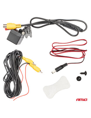 Amio - ΚΑΜΕΡΑ ΟΠΙΣΘΟΠΟΡΕΙΑΣ 12V LED ME NYΧΤΕΡΙΝΗ ΛΗΨΗ ΚΑΙ ΤΕΤΡΑΓΩΝΗ ΡΥΘΜΙΣΗ ΚΛΙΣΗΣ HD-315 IR - 1 TEM. (03528/AM)
