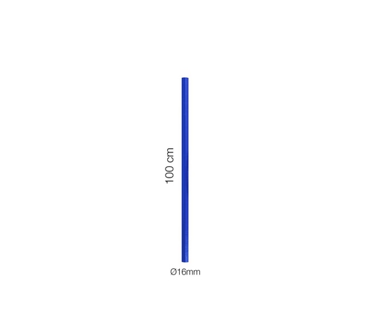 ΣΩΛΗΝΑΣ ΣΙΛΙΚΟΝΗΣ ΜΠΛΕ Φ16 ΜΗΚΟΣ 100cm SIMONI RACING  - 1 τεμ.